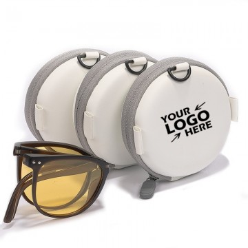Wrist Folding Eyeglass Case with Clip